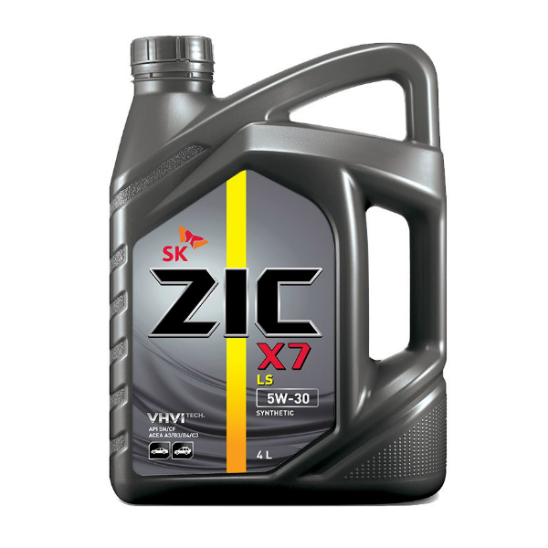 Моторное масло Zic X7 LS 5w30 синтетическое (4 л)